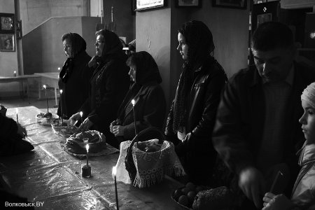 Великая суббота: Свято-Благовещенский храм Волковыска