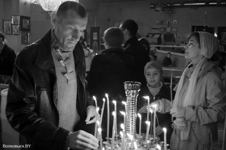 Великая суббота: Свято-Благовещенский храм Волковыска