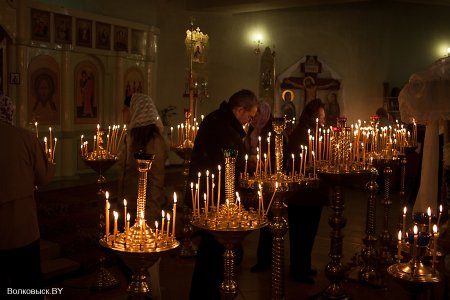 Великая суббота: Свято-Благовещенский храм Волковыска