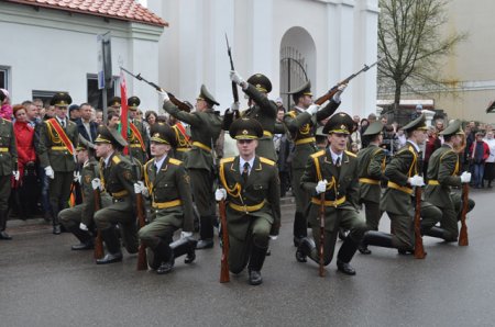 Громкий праздник слонимской бригады
