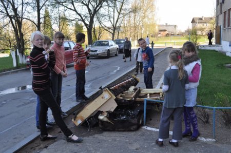Произошёл пожар в общежитии
