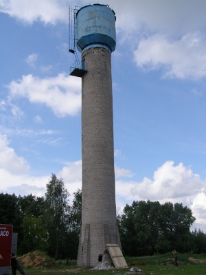 В Горках взорвут водонапорную башню