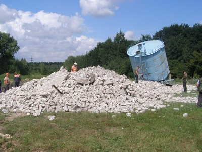 В Горках взорвут водонапорную башню
