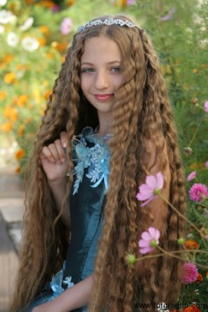 У жительницы Слонима волосы больше метра в длину