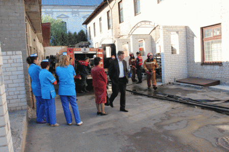 В Слониме дымил «Дом торговли»