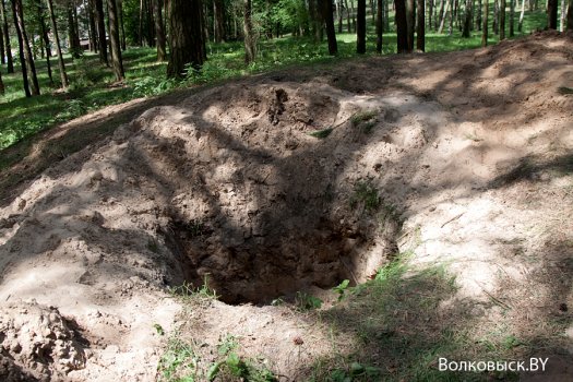 В Волковыске проводятся раскопки захоронений