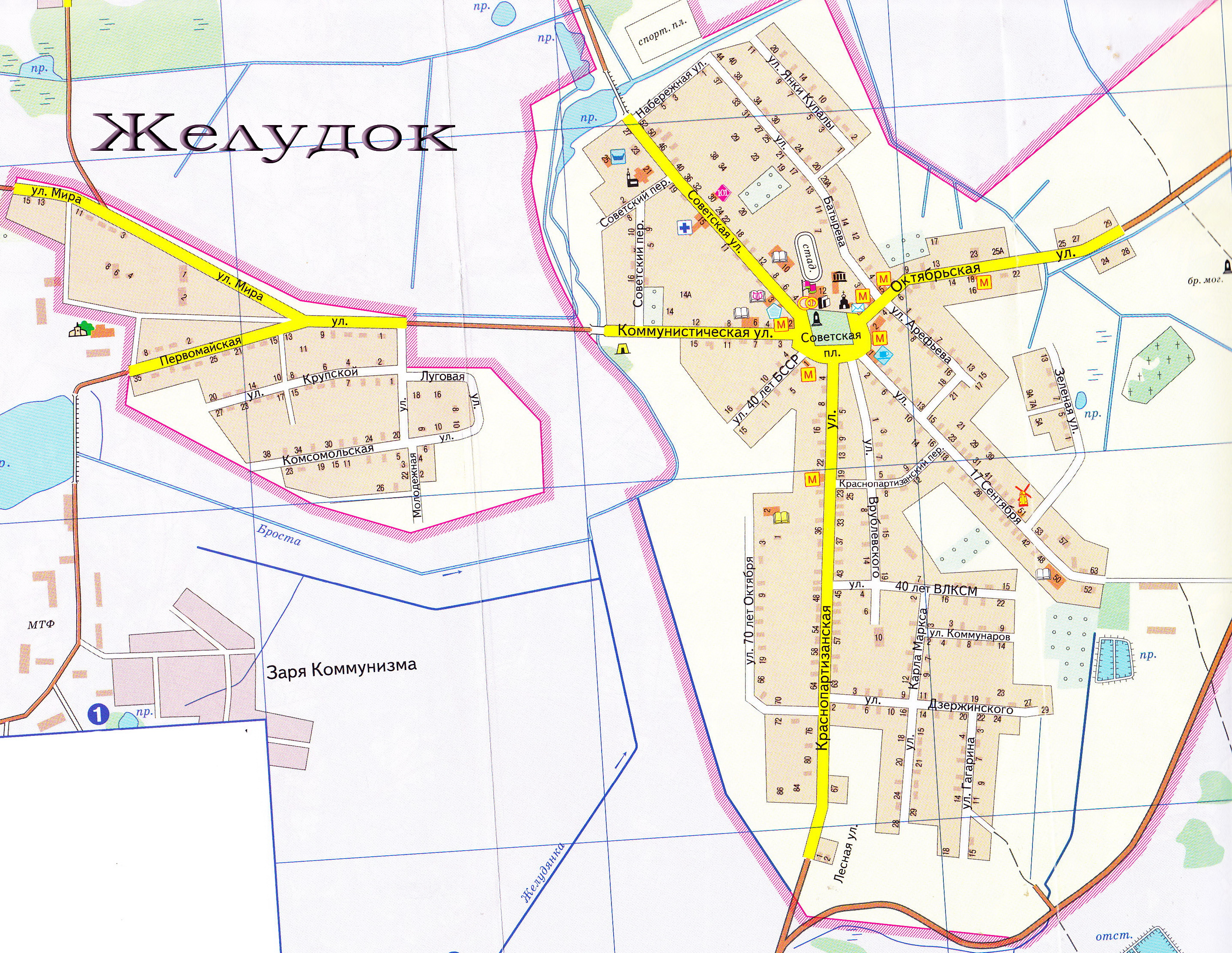 Реки гродненской области карта