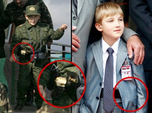 Коля Лукашенко постоянно ходит с пистолетом - фотофакт