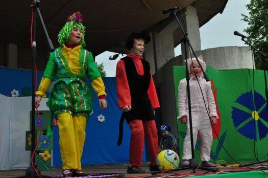 В День защиты детей в Слониме было многолюдно