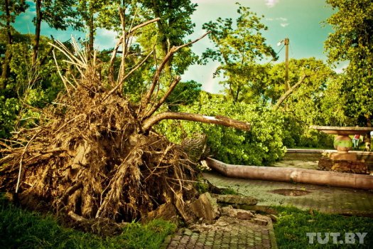 Фоторепортаж с разгула стихии в Речице