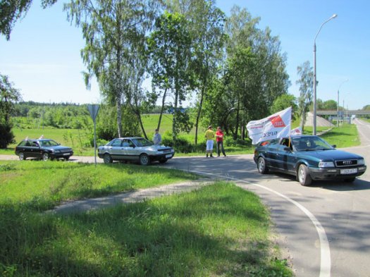 В Слониме встретились любители «Ауди»