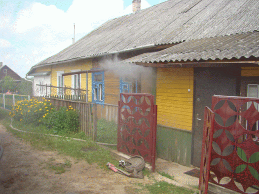 Горела квартира на переулке Тавлая