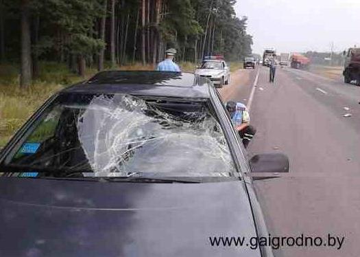 В Лиде на дороге погибла пожилая велосипедистка (фото)