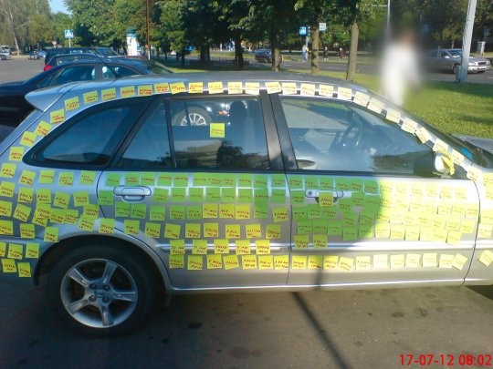“Прости” теперь и на автомобилях в Гродно