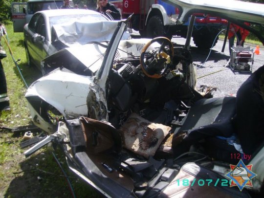 Страшное ДТП в Речицком районе: водитель погиб (фото)