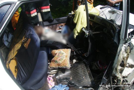 Страшное ДТП в Речицком районе: водитель погиб (фото)