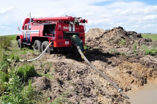 Горели торфяники в Слонимском районе