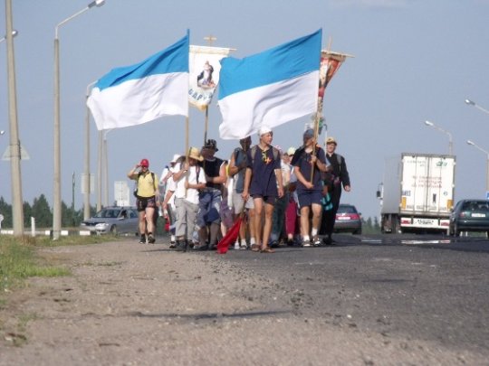 Удзельнікі пілігрымкі Барысаў – Росіца прыйшлі ў Докшыцы