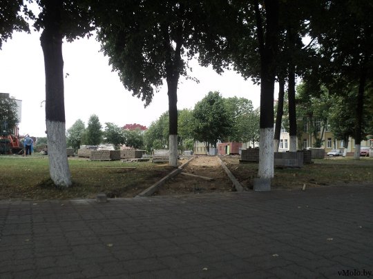 Новый сквер в Молодечно