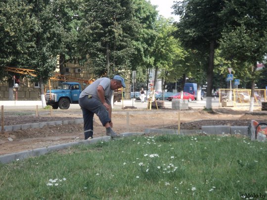 Новый сквер в Молодечно