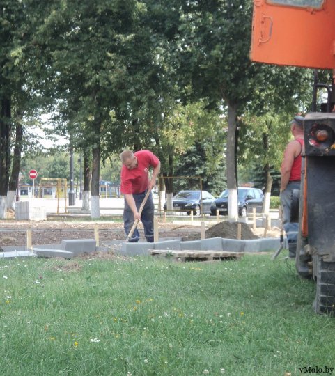 Новый сквер в Молодечно