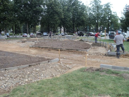 Новый сквер в Молодечно
