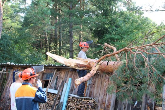 Слоним «бомбил» град (Обновлено) (ВИДЕО)