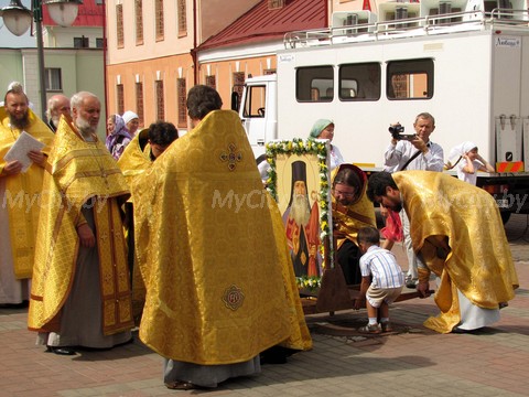 Крестный ход памяти Святителя Георгия Конисского прошёл вчера в Могилёве