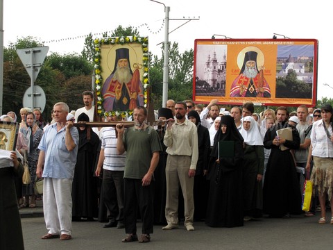 Крестный ход памяти Святителя Георгия Конисского прошёл вчера в Могилёве