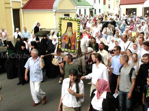 Крестный ход памяти Святителя Георгия Конисского прошёл вчера в Могилёве