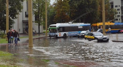 День 15 августа выдался в Гродно дождливым…