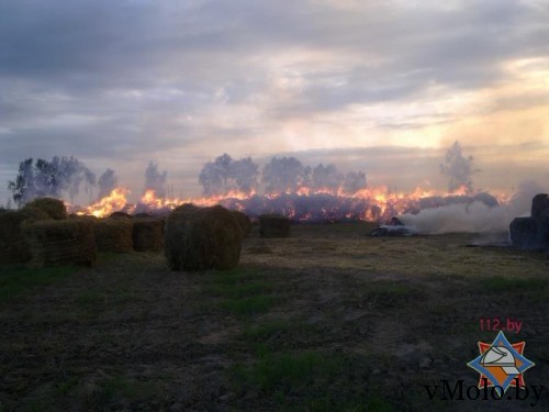 Поджог возле д. Осаново