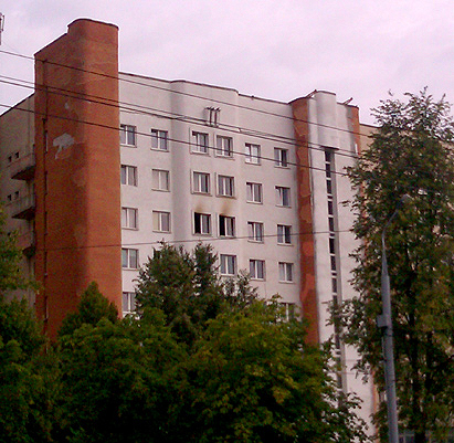 Причина пожара в административном здании гродненского СМТ-30 до сих пор не ясна