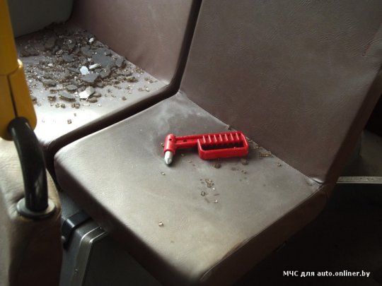 На трассе Минск — Могилев загорелся автобус - фото