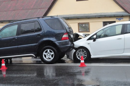 Столкнулись три автомобиля в Слониме