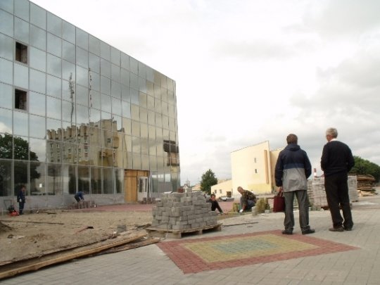 Грандыёзны рамонт Глыбокага - фотарэпартаж