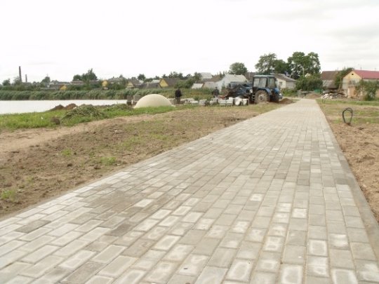 Грандыёзны рамонт Глыбокага - фотарэпартаж