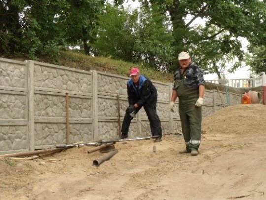 Грандыёзны рамонт Глыбокага - фотарэпартаж