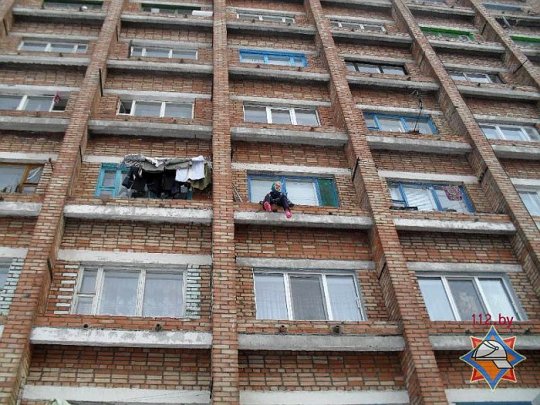 В Бобруйске сотрудники МЧС второй раз с начала года спасли одну и ту же бабушку-верхолаза