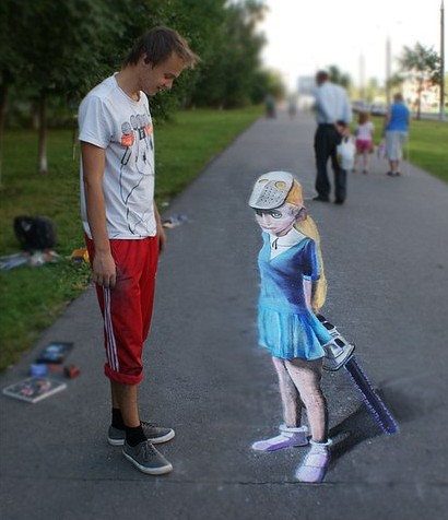 3D-рисунки на асфальте впервые будут представлены в Гродно