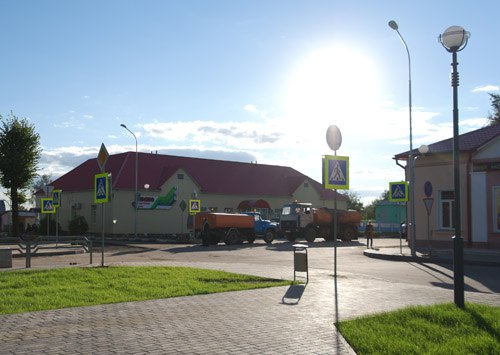 Самый интенсивный пешеходный переход в Горках. Фотофакт