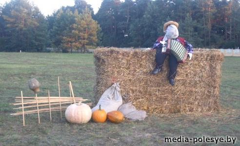 Чудеса из соломы внушительных размеров создали в СПК «Федорский» Столинского района