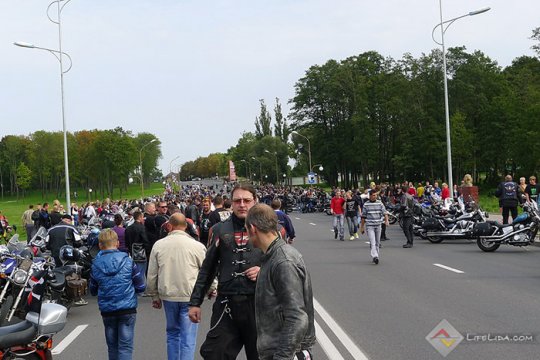 В Лиде прошел 6-й международный байк-фестиваль ...