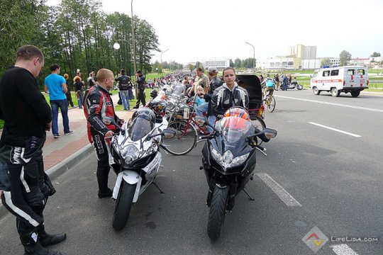 В Лиде прошел 6-й международный байк-фестиваль ...