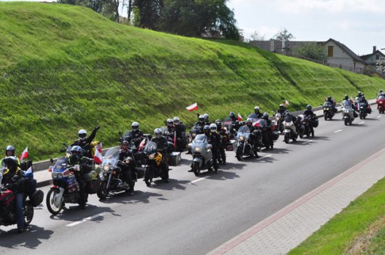 Байкеры из Польши посетили Слоним