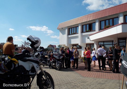 Участники Катынского пробега в Волковыске