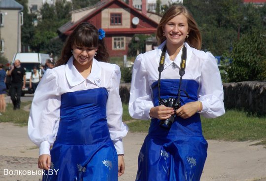 Участники Катынского пробега в Волковыске