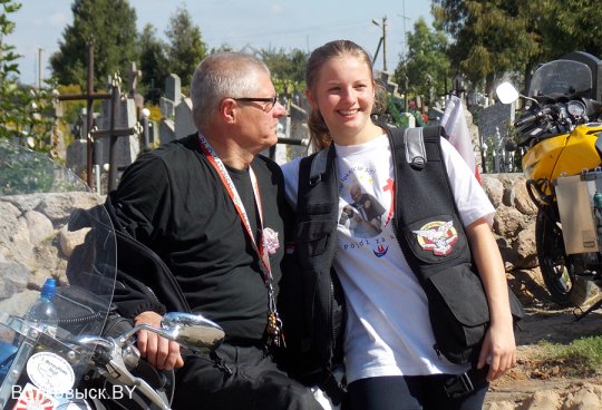 Участники Катынского пробега в Волковыске