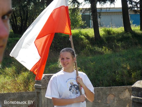 Участники Катынского пробега в Волковыске