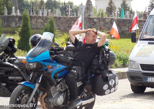 Участники Катынского пробега в Волковыске